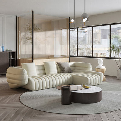 334cm Leather Living Room Sofas
