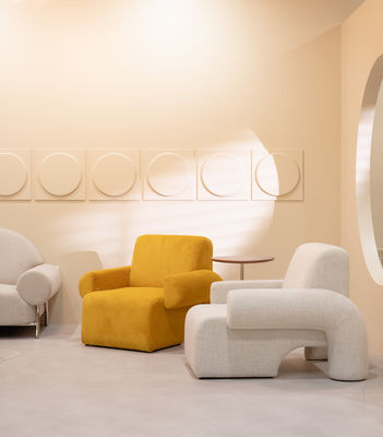 Corduroy Fabric Leisure Chair