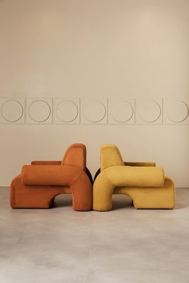 Corduroy Fabric Leisure Chair