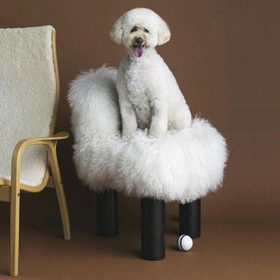 Fabric Leisure Chair Ins Modern Creative Art Alpaca Three Legged Leisure Chair