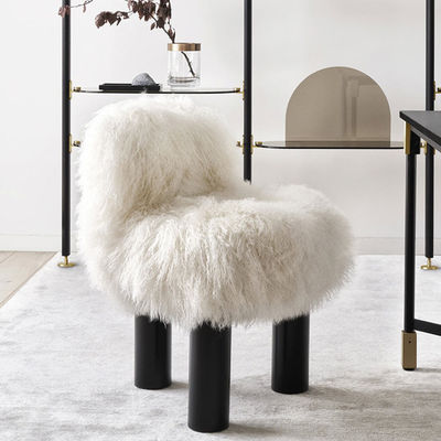 Fabric Leisure Chair Ins Modern Creative Art Alpaca Three Legged Leisure Chair