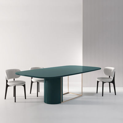 Smooth Edges ODM Stainless Steel Dining Table For Living Room