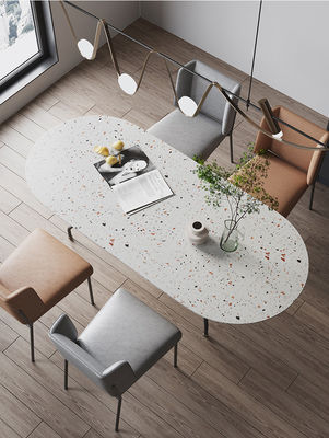 Modern Minimalist Style Rock Board Dining Table 78cm High
