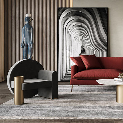 OEM Creative Fabric Leisure Chair Ins Style Single Fabric Sofa