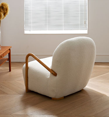 870*660mm Teddy Lounge Fabric Leisure Chair 36cm Scientific Sitting Height