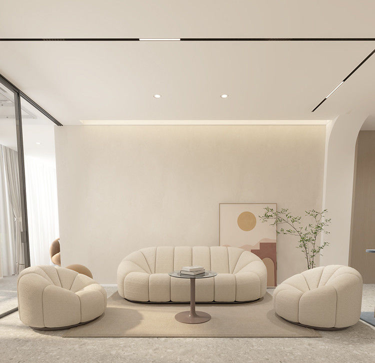 Chenille Modern Fabric Sofa Set Minimalist Fabric ODM 3 1 sofa set