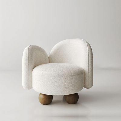 quality Ergonomic Fabric Leisure Chair Creative Designer Nordic Sofa Chair factory